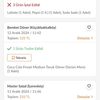 Trendyol GO'da İptal Edilemeyen Sipariş Ve İade Sorunu