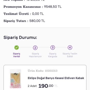 İptal Edilen Siparişler Ve Sistem Hatası