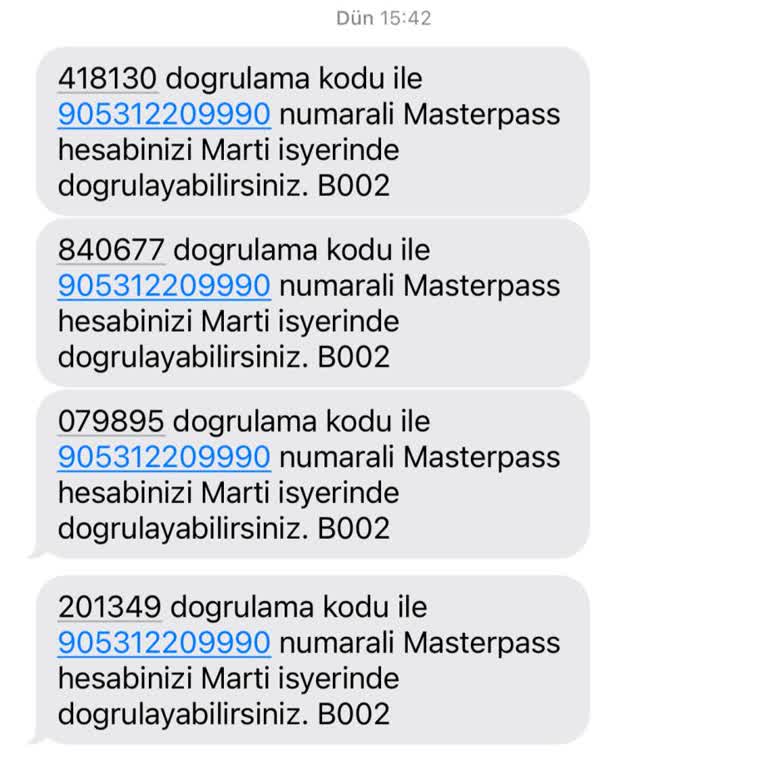 Sürekli Gelen Mesajlar Ve Güvenlik Endişesi