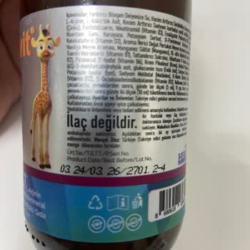 Eczaneden Alınan Argivit Focus Şurubunun Köpürme Problemi