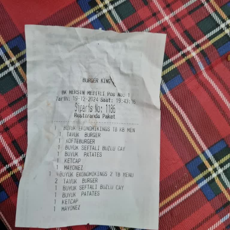 Burger King'ten Aldığım Ürünlerin Kalitesi Hayal Kırıklığı Yarattı