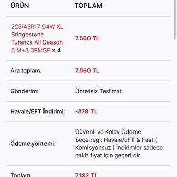 Lastik Dükkan Yanıltması