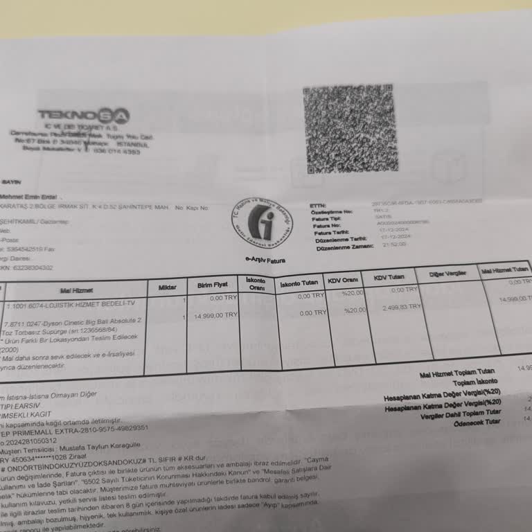 Yanıltıcı Bilgilendirme Ve Teslimat Sorunu