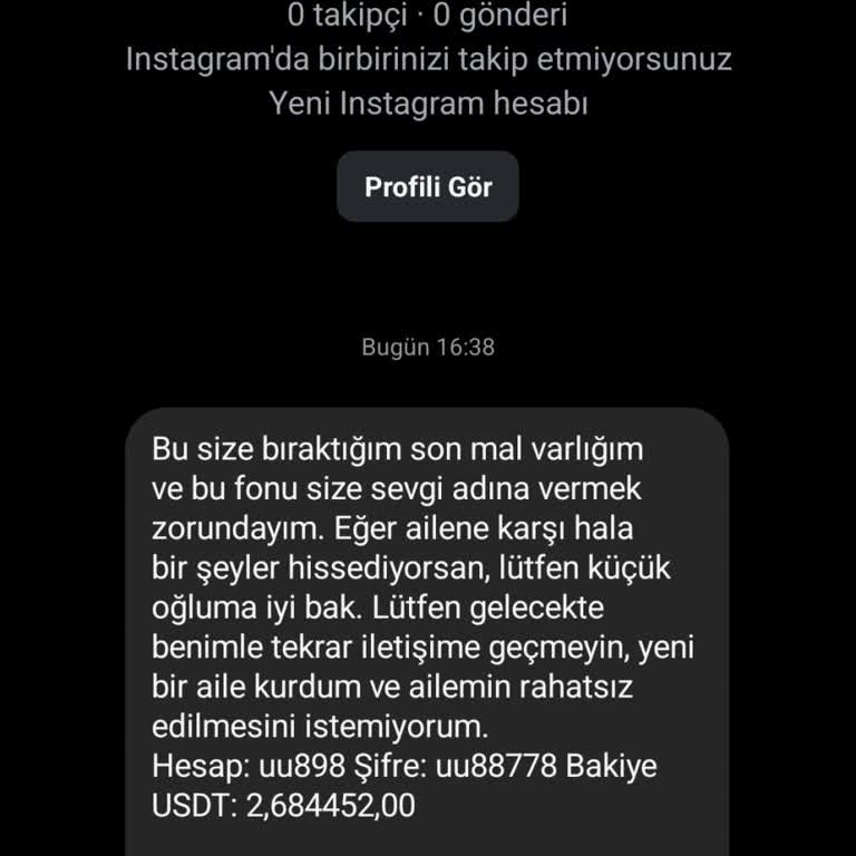 Kripto Para SMS Dolandırıcılığı Üzerinden Gelen Şüpheli Bildirim