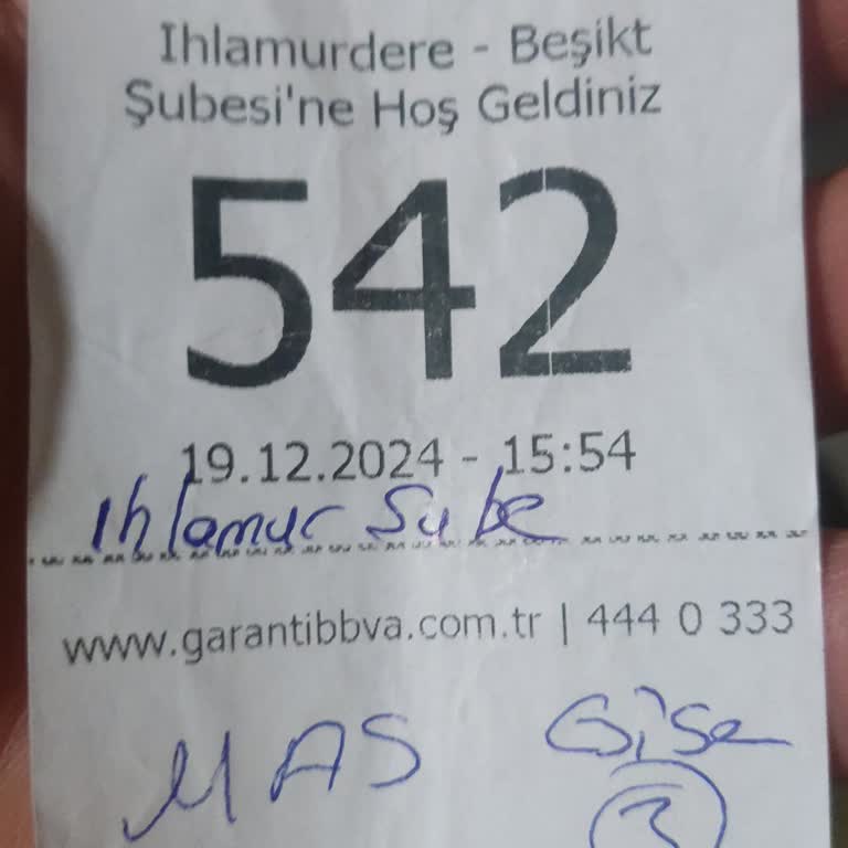 Garanti Bankası Şubesinde Yaşanan Olumsuz Deneyim