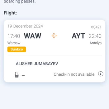 Sunexpress İle Görünmez Uçuş Kabusu