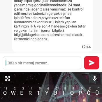 Sipariş Görünmüyor Ve Destek Yetersiz