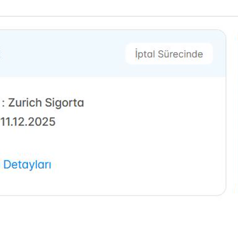 Sigorta İptalinde Gecikme Mağduriyeti