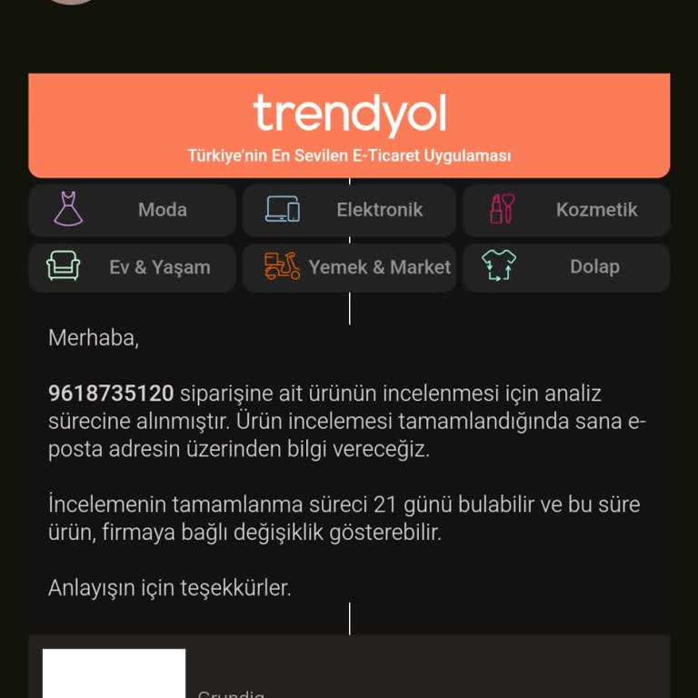 Trendyol'da İade Sürecinde Mağduriyet Yaşadım