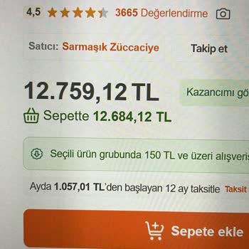 Sepette Fiyat Değişikliği Ve Müşteri Hizmetleri Sorunu