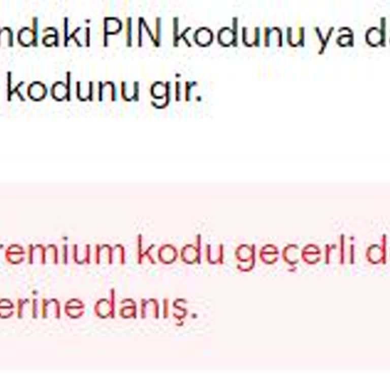 Spotify Premium Kodları Geçersiz Çıktı
