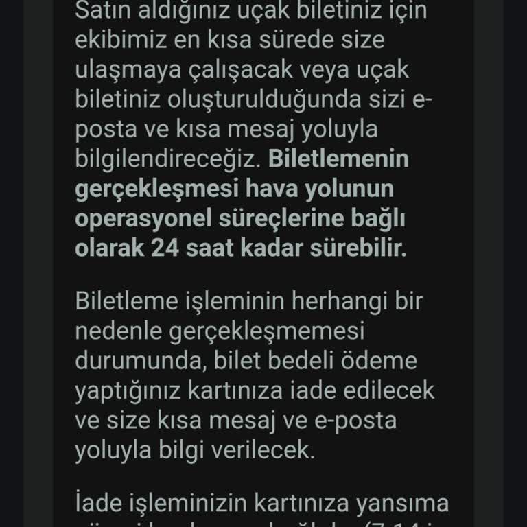 Kampanyalı Bilette Yaşanan Mağduriyet