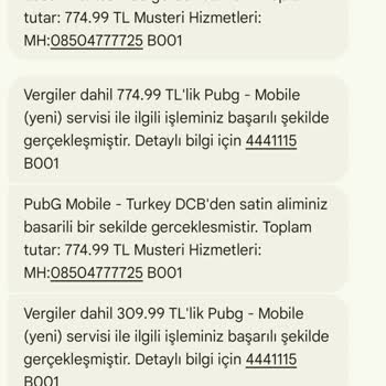 Yetkisiz Mobil Ödeme Kesintisi Şikayeti