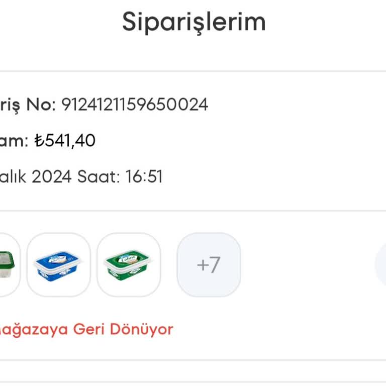 A101 Kapıda Sipariş İadesi Sorunu