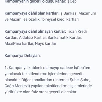 İş Bankası Kampanyasından Yararlanmak İstediğim De Farklı Bir Engelleme İle Mağdur Edildim