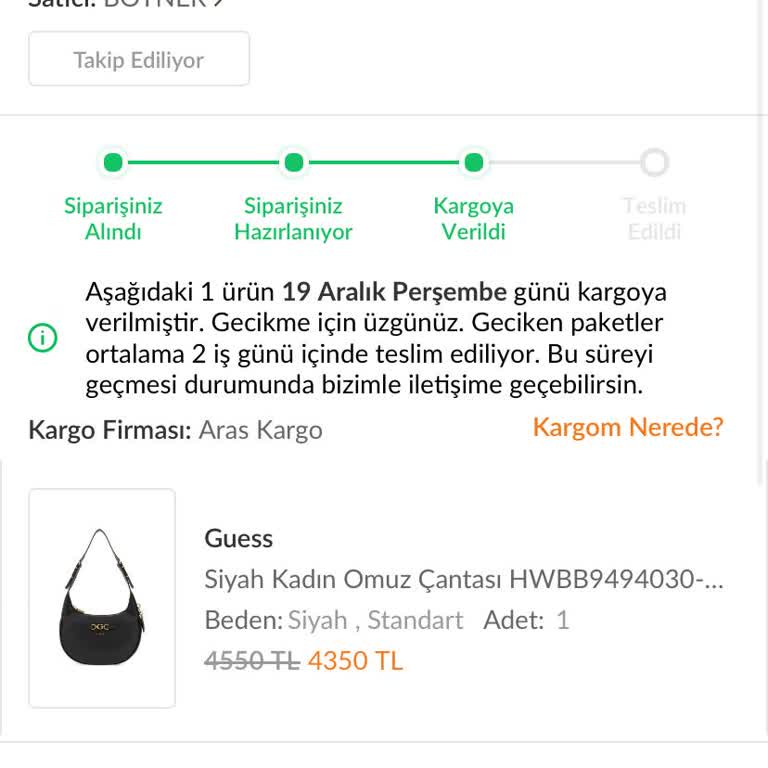 Trendyol Sipariş Teslimatım Yapılmıyor