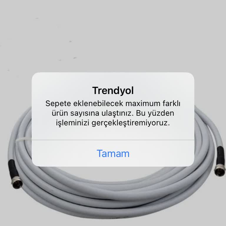 Trendyol Alışveriş Sorunu