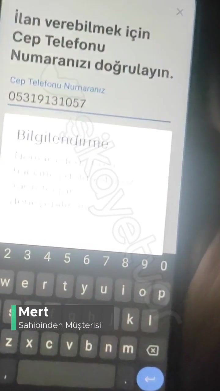 Sahibinden Numara Değiştirme Hakkınızı Doldurdunuz Yarın Tekrar Dene! videonun kapak resmi