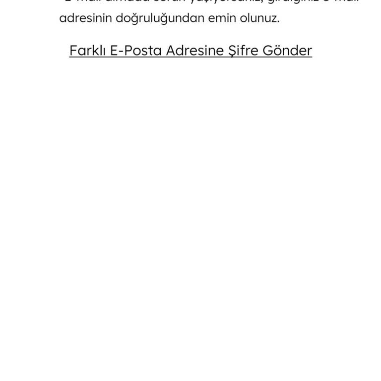 Mavi Uygulamasına Giriş Yapamıyorum!