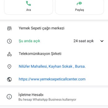 Evden Çağrı Merkezi Şikayeti