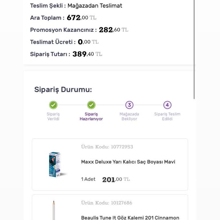 Sipariş Teslimatında Gecikme Ve İade Sorunu