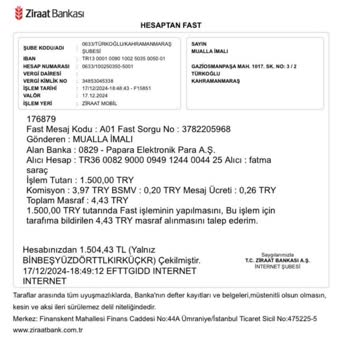 Yanıltıcı İletişim Ve Kayıp Para Sorunu