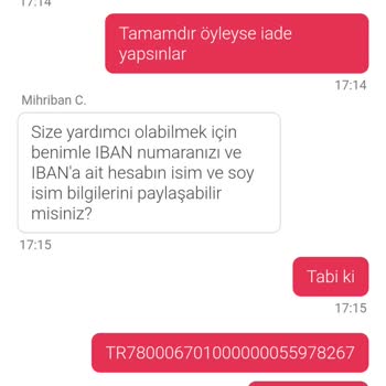 Online Ödeme İadesinde Zorluk Yaşıyorum