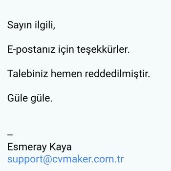 CV Maker'dan Beklenmedik Üyelik Ücreti Şoku