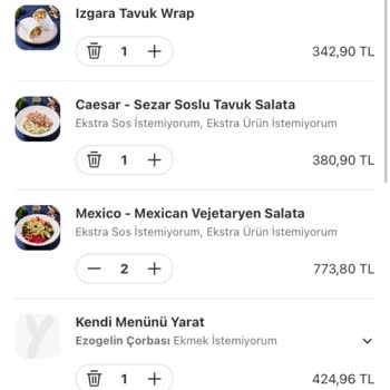 Salad Town Ankara'da Fiyat Tutarsızlığı Ve Haksız Kazanç