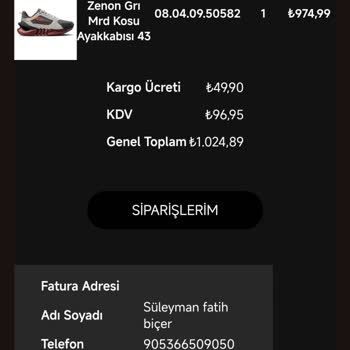 Online Siparişim Hâlâ Teslim Edilmedi