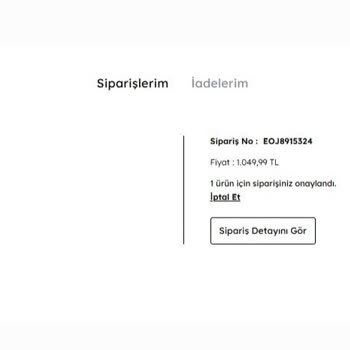 Siparişimdeki Gecikme Ve Müşteri Hizmetleri İle İlgili Hayal Kırıklığı