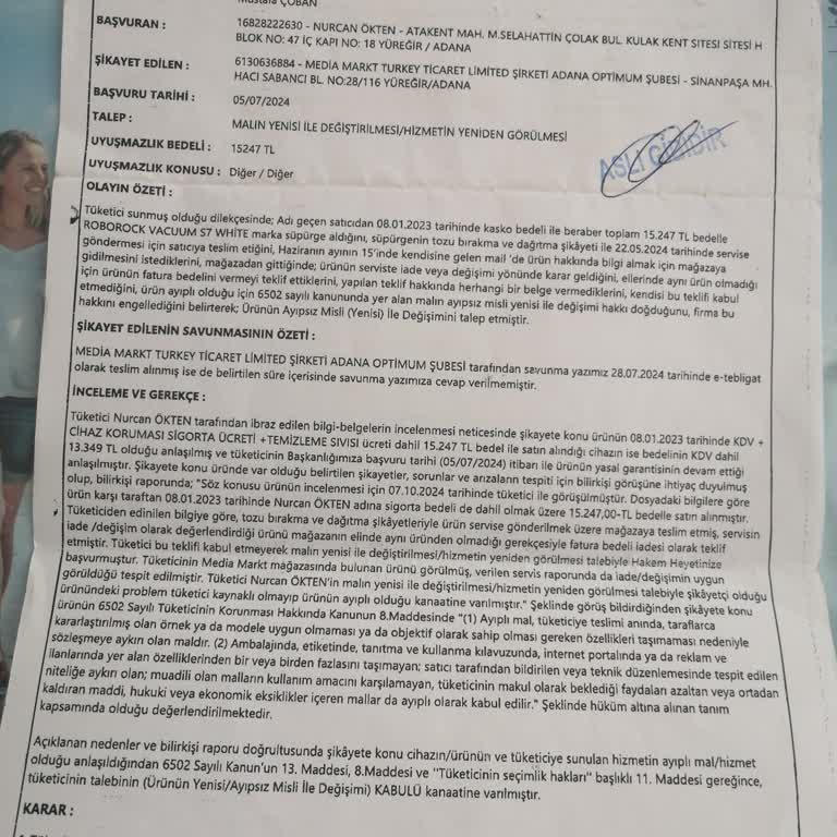 Mahkeme Kararına Rağmen Ürün Değişimi Yapılmıyor