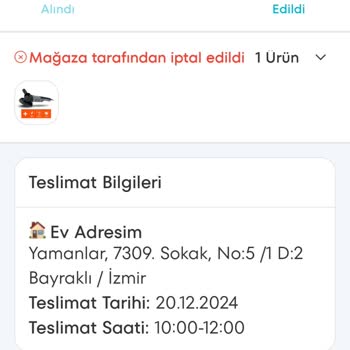 A101 Kapıda Uygulamasında İptal Edilen Sipariş Ve Yetersiz Müşteri Hizmetleri
