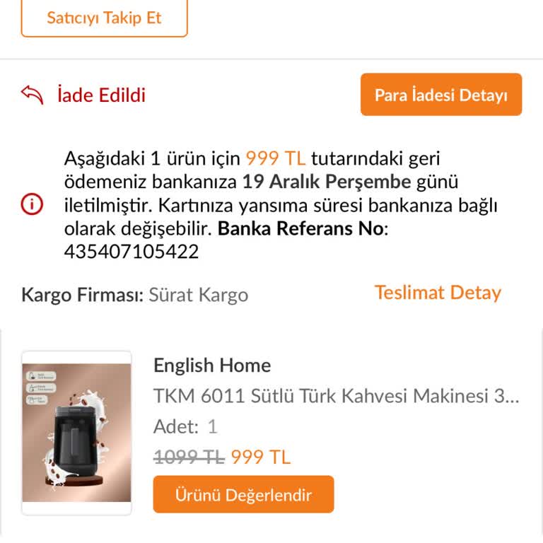 Eksik Hediye Kuponu Şikayeti