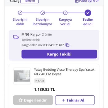 Yataş Yastık İadesinde Müşteri Mağduriyeti