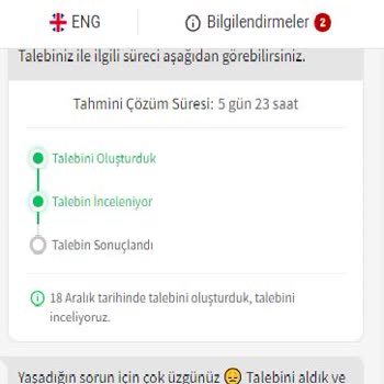 Trendyol'dan İptal Edilemeyen Sipariş Ve Geciken İade Talebi