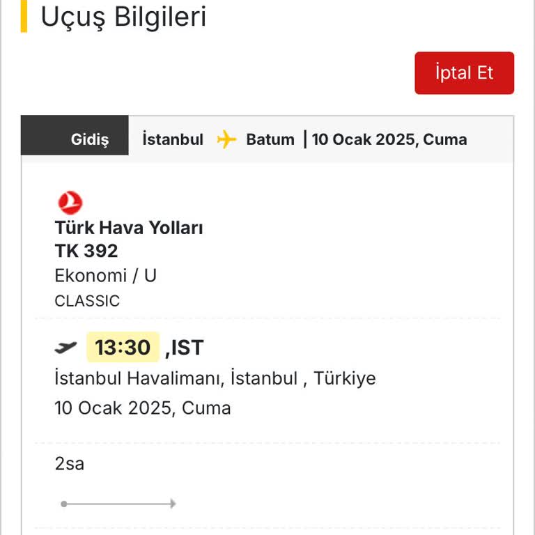 Bilet İptali Ve Müşteri Hizmetleri Sorunu