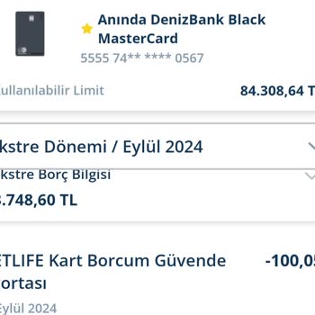 Denizbank Bonus Kartımdan İzinsiz Ücret Kesintisi