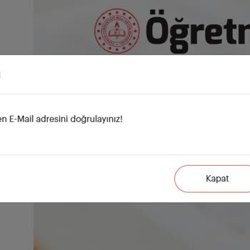 Öğretmenler Günü Kampanyasında Mail Doğrulama Sorunu