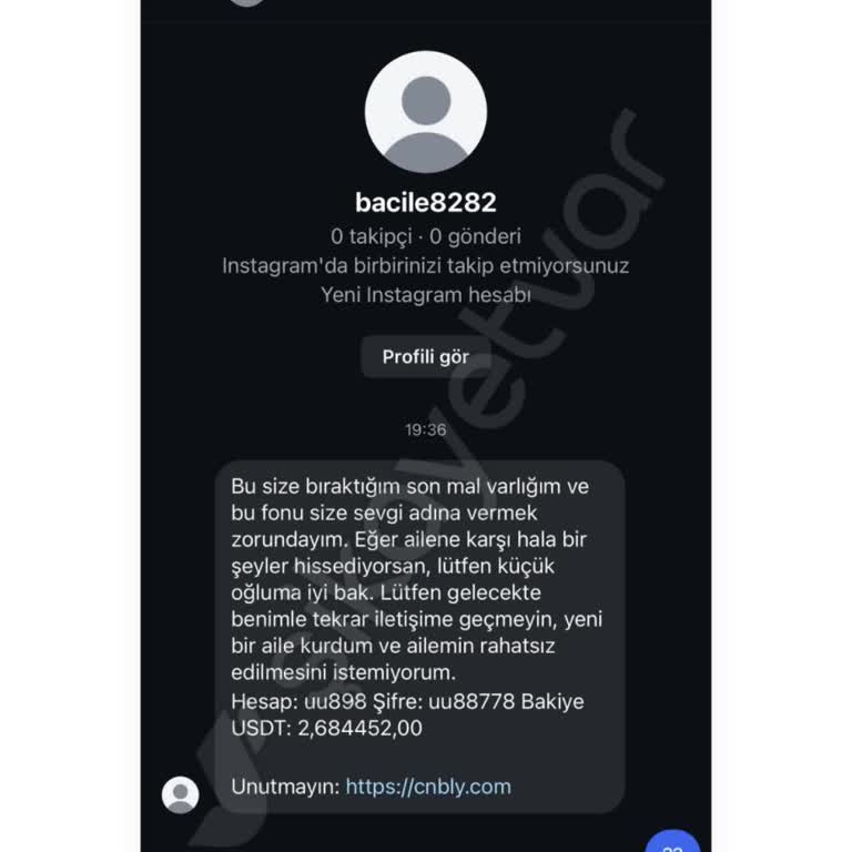 Yanlış Mesaj Ve Hesap Bilgileri Üzerine Şikayet