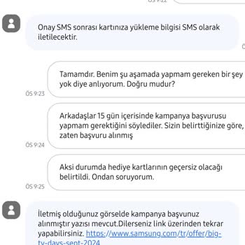 Samsung'un Hediye Çeki Kampanyası Mağduriyeti