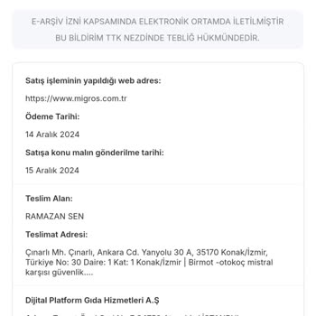 Sanal Market Para İadesi Sorunu