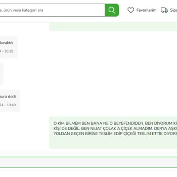 Teslim Edilmeyen Sipariş Ve Ulaşılamayan Müşteri Hizmetleri