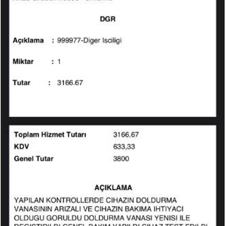 Fahiş Fiyatlı Kombi Parçası Şikayeti