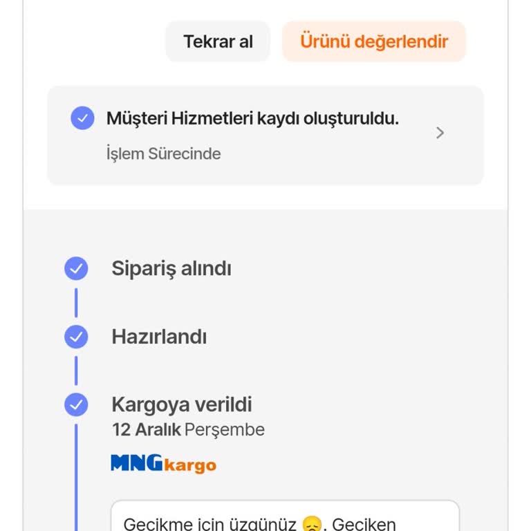 Hepsiburada'da Teslim Edilemeyen Sipariş Sorunu