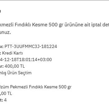 Haksız Kargo Ücreti Kesintisi