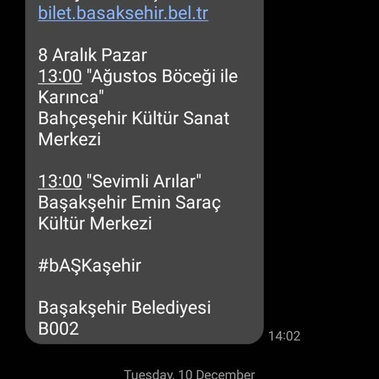 Başakşehir Belediyesi'nin Sürekli SMS Göndermesi Bıktırdı