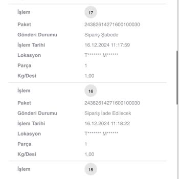 Kargo Teslimatında Sürekli Gecikme Ve İletişimsizlik Sorunu