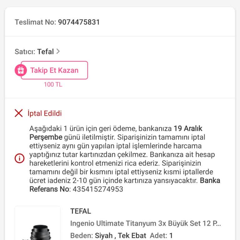 İptal Edilen İndirimli Tencere Seti Mağduriyeti