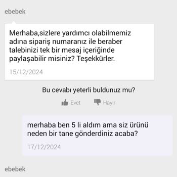 Yanlış Ürün Gönderimi Ve İade Sürecindeki Mağduriyet